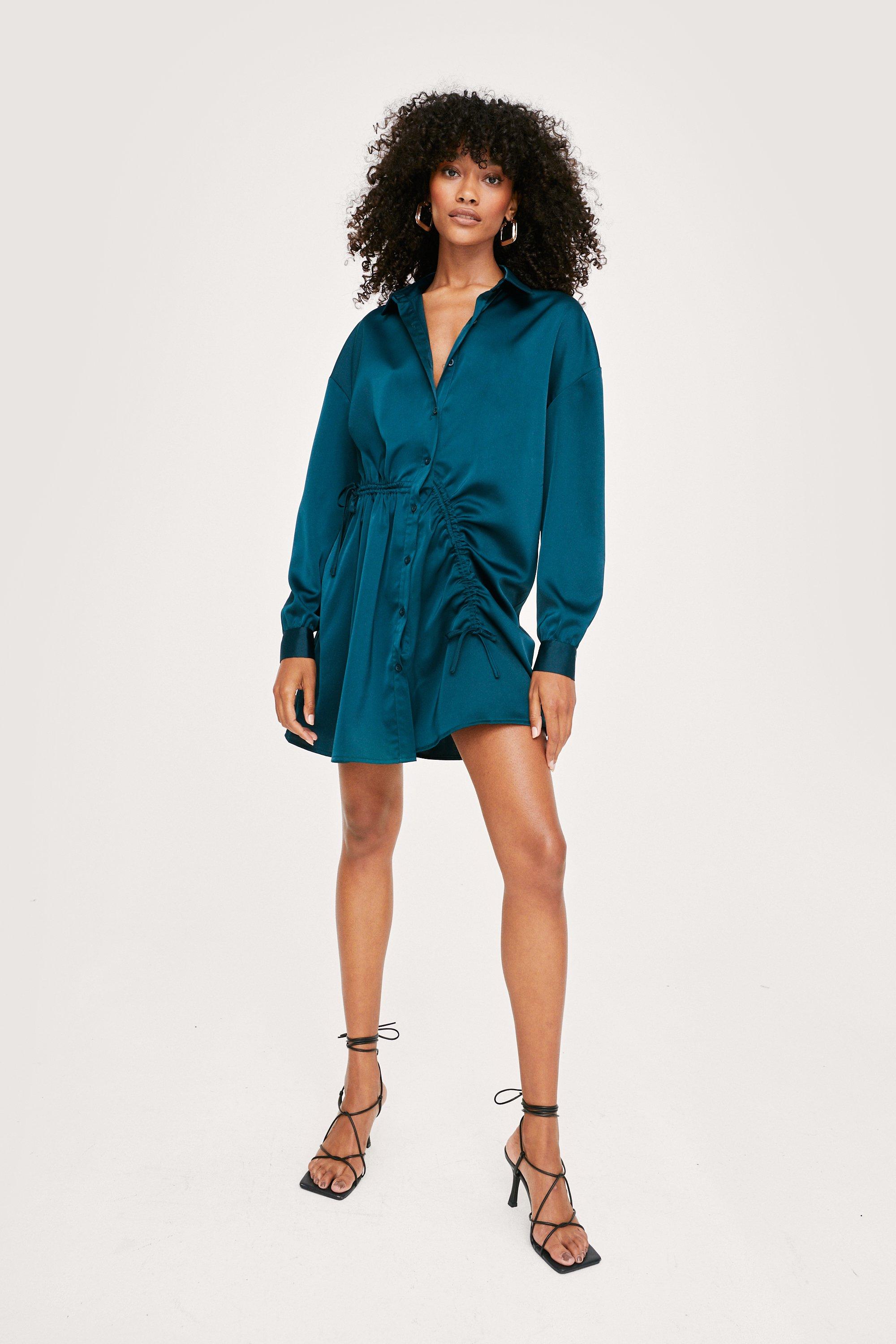 Nasty gal shirt outlet dress